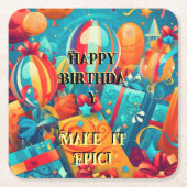 Maak het episch! kartonnen onderzetters (Voorkant)