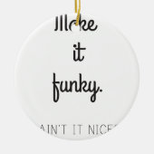 Maak het Funky Keramisch Ornament (Voorkant)