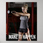 MAAK HET GEBEUREN, Gym Poster (Voorkant)