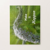 Maak het gebeuren Inspirerende quote van wilde blo Legpuzzel (Verticaal)