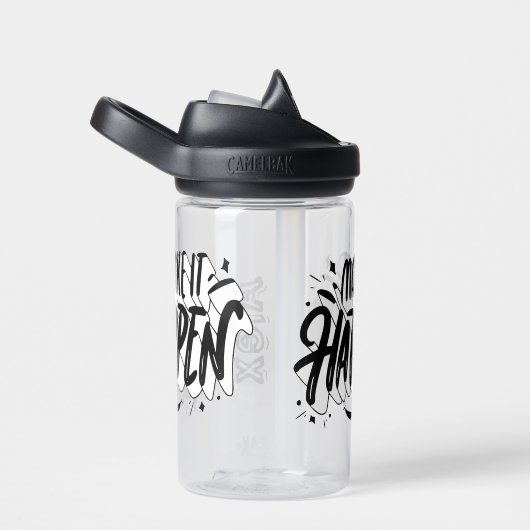 Maak het gebeuren School Custom Name Waterfles (Rechts)