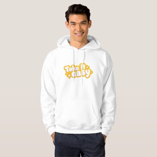 Maak het gemakkelijk Unisex Hoodie (Voorkant volledig)