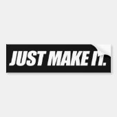 Maak het gewoon bumpersticker (Voorkant)