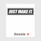 Maak het gewoon Sticker (Vel)