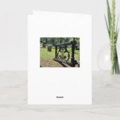 Maak het Graaf Engel des Doods Wenskaart BLANK Kaart (Achterkant)