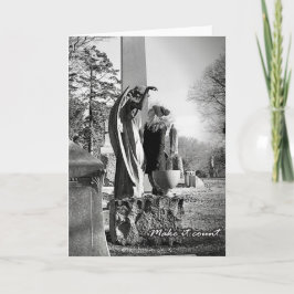 Maak het Graaf Engel des Doods Wenskaart BLANK Kaart