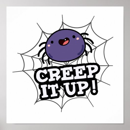 Maak het grappig positief als spin pun poster (Voorkant)