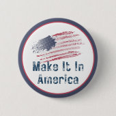 Maak het in Amerika verstopt Ronde Button 5,7 Cm (Voorkant)