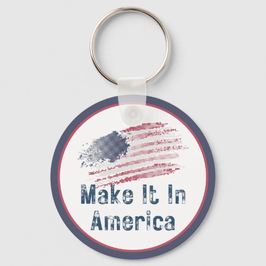 Maak het in Amerika verstopt Sleutelhanger (Voorkant)