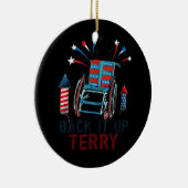 Maak het in de omgekeerde grappigheid keramisch ornament (Rechts)