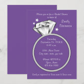 MAAK HET IN ELKE KLEUR Diamanten ring Bruidsmeisje Kaart (Voorkant / Achterkant)