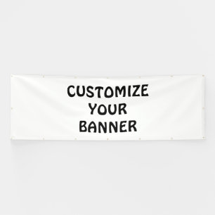 Maak het je eigen 1,2 x 3,6 meter buiten met metaa spandoek