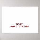 Maak het je eigen 32"x24" poster (Voorkant)