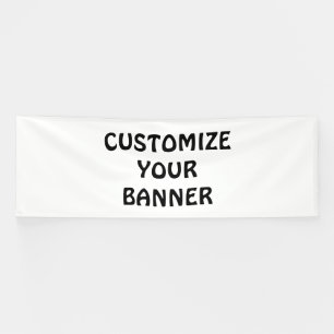 Maak het je eigen 4' x 12' Buiten Spandoek