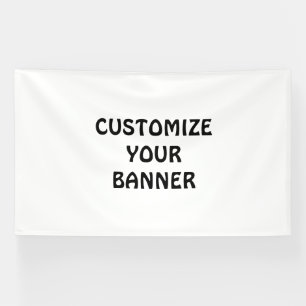 Maak het je eigen 6' x 10' Binnen Spandoek