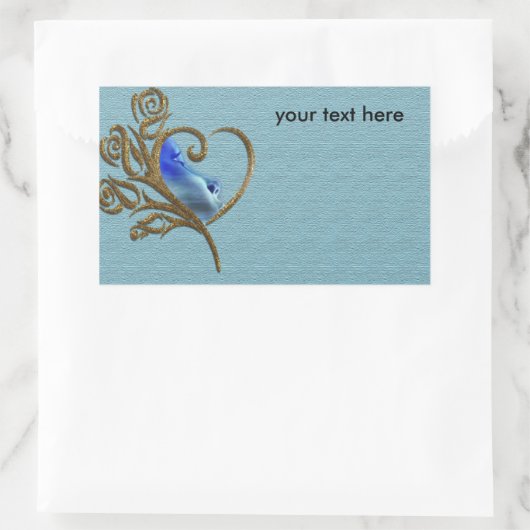 Maak het je eigen rechthoekige sticker (Tas)