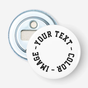 Maak het je eigen rond button flesopener