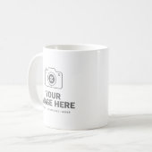 Maak het jouw aangepaste foto koffiemok (Voorkant links)
