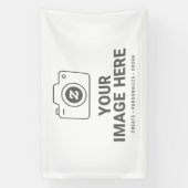 Maak het jouw aangepaste foto spandoek (Verticaal)