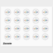 Maak het jouw aangepaste logo ronde sticker (Vel)