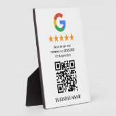 Maak het jouw QR-code Google Review Fotoplaat (Zijkant)