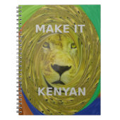 Maak het Kenyan Notitieboek (Voorkant)
