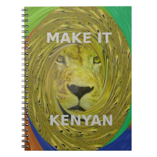 Maak het Kenyan Notitieboek (Voorkant)