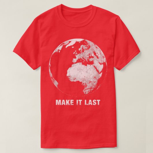 Maak het laatste Save the Planet 1 T-shirt (Design voorkant)