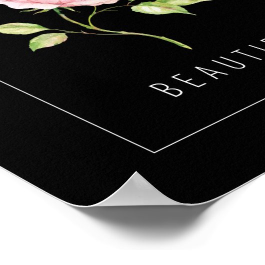 Maak het leven mooi poster (Hoek)