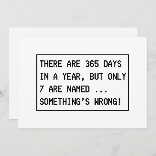 Maak het logisch! bedankkaart (Voorkant / Achterkant)