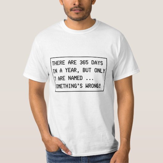 Maak het logisch! t-shirt (Voorkant)