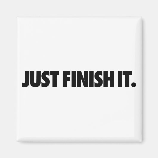 Maak het maar af. Magent Magneet (Voorkant)