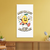 Maak het Meest – Citroen Poster Kunst Canvas Afdruk (Insitu (Woonkamer))