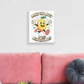 Maak het Meest – Citroen Poster Kunst Canvas Afdruk (Insitu (Woonkamer))