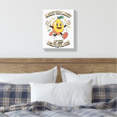 Maak het Meest – Citroen Poster Kunst Canvas Afdruk (Insitu (Slaapkamer))