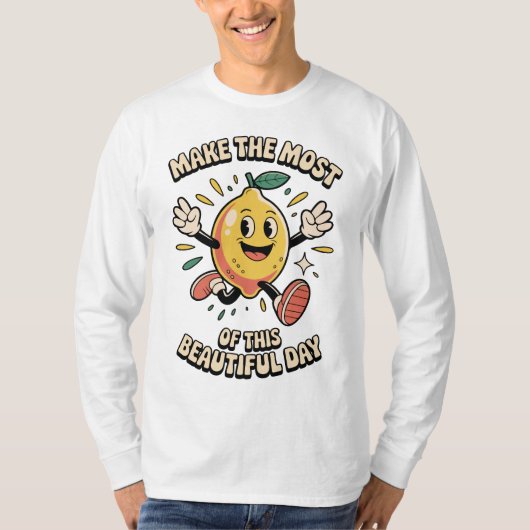 Maak het Meest – Lemon Power Heren T-shirt (Voorkant)