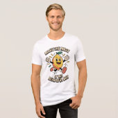 Maak het Meest – Lemon Power Heren Tri-Blend Shirt (Voorkant volledig)