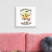 Maak het Meest – Poster Kunst Citroen Canvas Afdruk (Insitu (Woonkamer))