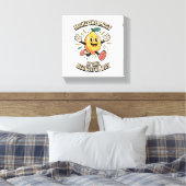 Maak het Meest – Poster Kunst Citroen Canvas Afdruk (Insitu (Slaapkamer))