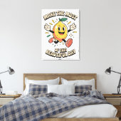 Maak het Meest – Poster Kunst Citroen Canvas Afdruk (Insitu (Slaapkamer))