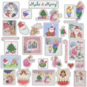 Maak het Merry! Kerst stickers (Voorkant)