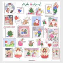 Maak het Merry! Kerst stickers