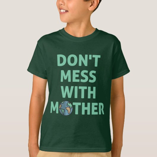 Maak het moeder niet moeilijk! t-shirt (Voorkant)