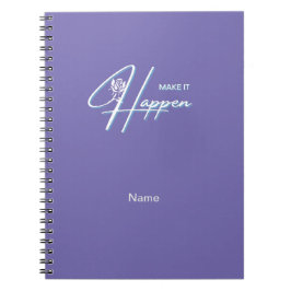 Maak het Motivatie Ontwerp van het Citaat Notitieboek