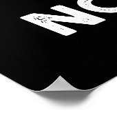 Maak het niet-oorlogsmatig laffe positieve brood d poster (Hoek)