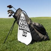 Maak het niet te ingewikkeld! golfhanddoek (Groen)
