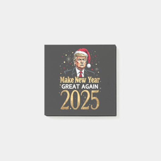 Maak het nieuwe jaar weer geweldig 2025 Trump inau Post-it® Notes (Voorkant)