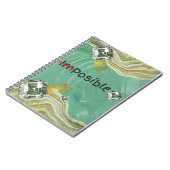maak het onmogelijke mogelijk notitieboek (Linkerzijde)