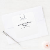Maak het onzichtbare zichtbaar — Planner Sticker (Envelop)