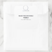 Maak het onzichtbare zichtbaar — Planner Sticker (Tas)